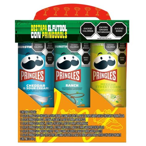 Botana Mix Estadio Pringles 6 pz