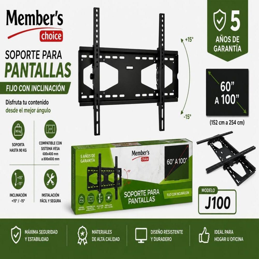 Soporte Inclinable 60&rdquo; a 100&rdquo; Member's Choice image number 1