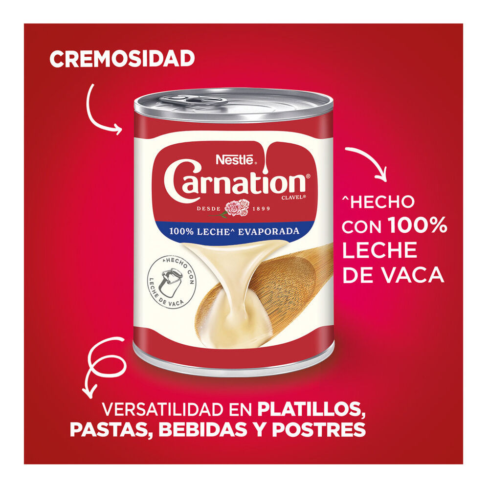 Leche Evaporada Carnation 8 / 360g image number 7