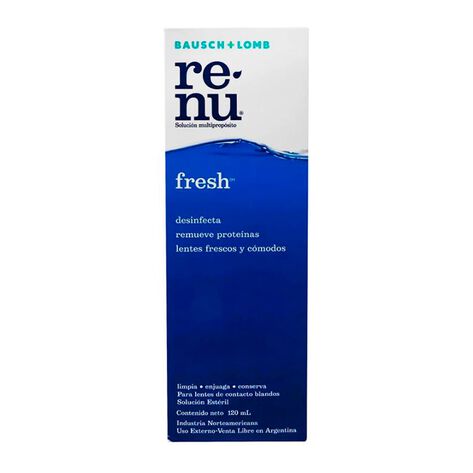 Renu Plus No Rub Sol Con 120Ml