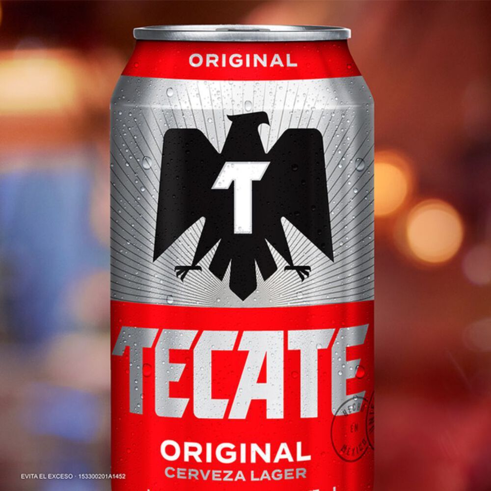Cerveza Clara Tecate Original Lata 18/355 ml image number 1