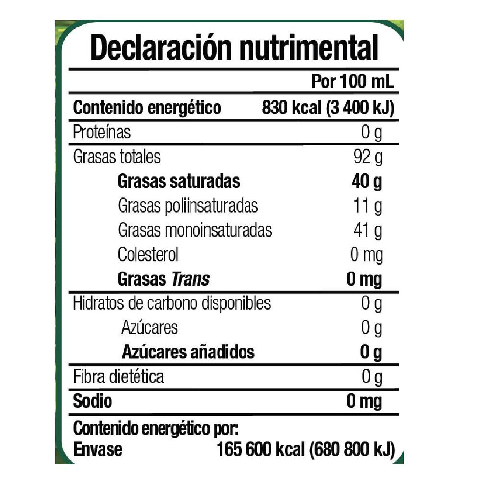 Aceite Ole&iacute;na de Palma Frito Palma 20 L image number 1