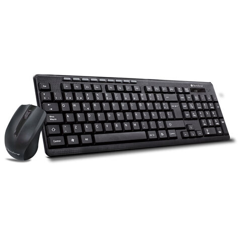 COMBO TECLADO Y MOUSE INALAMBRICO NEGRO
