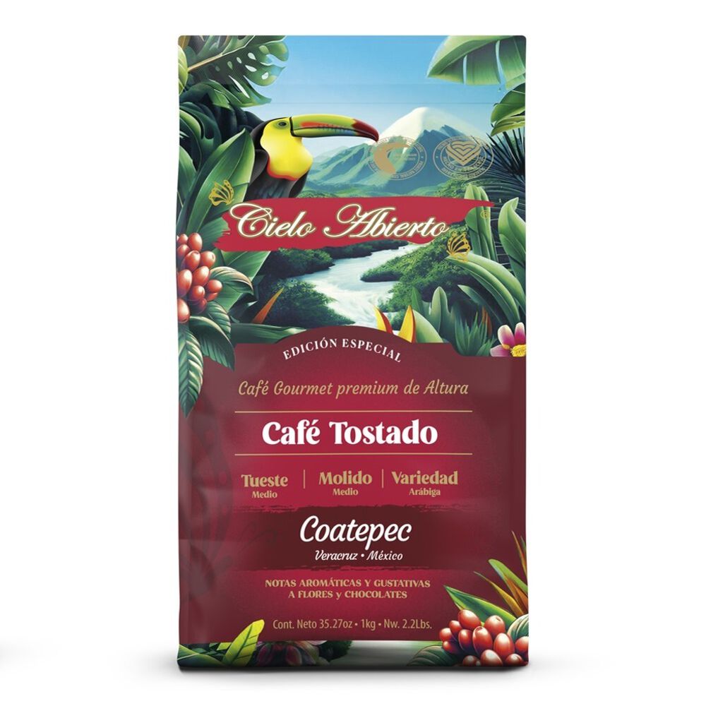 Caf&eacute; Tostado Molido Cielo Abierto 1Kg image number 1