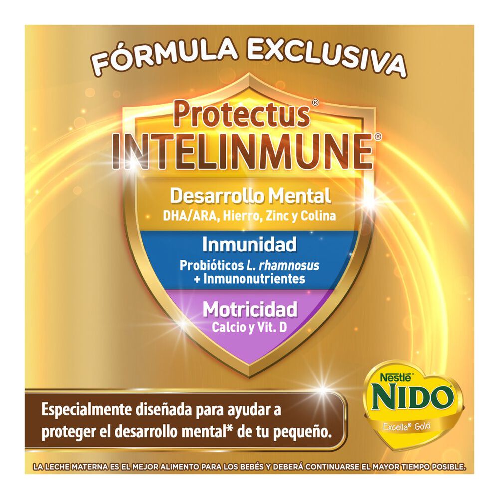 F&oacute;rmula Infantil Nido Excella Gold  2 Kg image number 4
