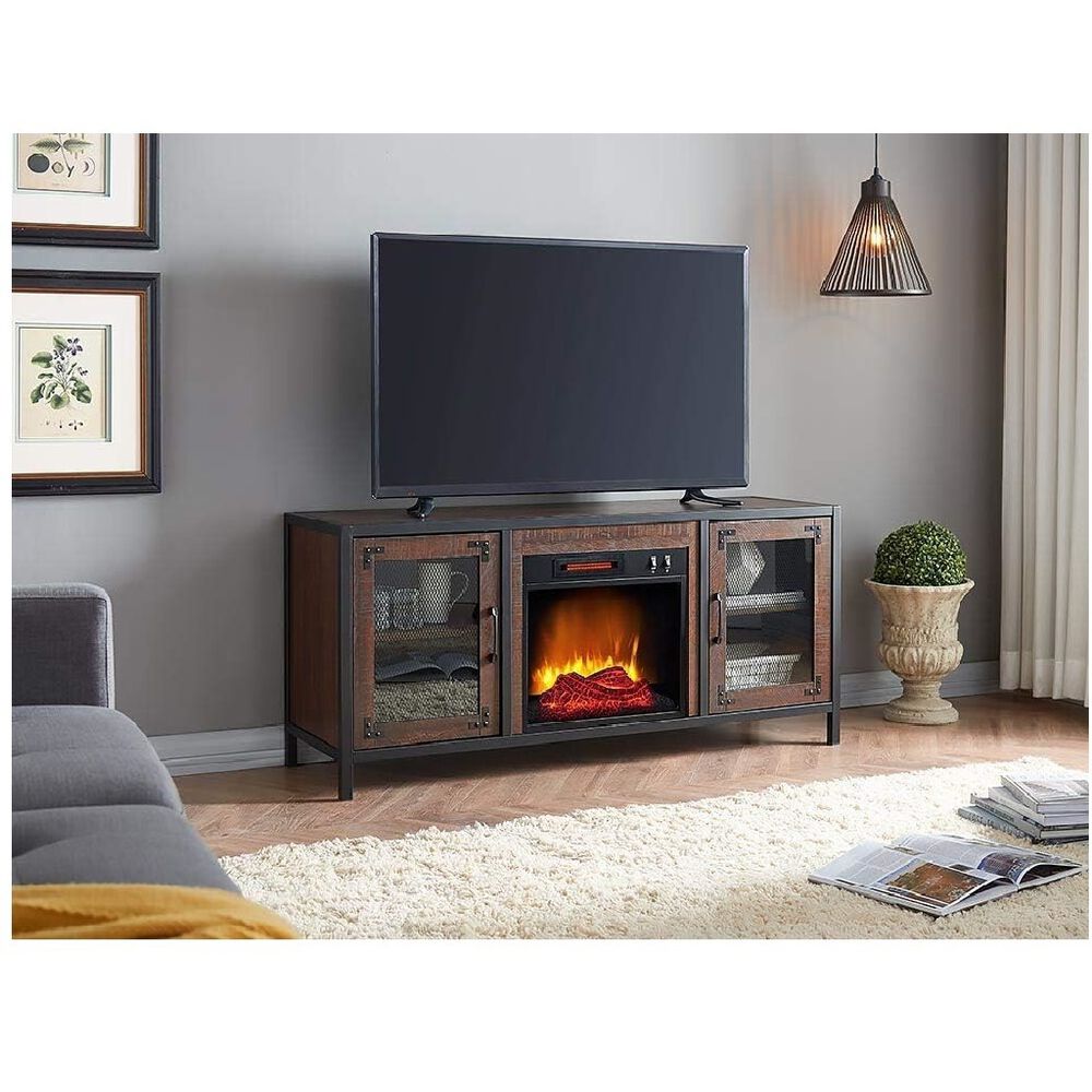 Consola c/chimenea el&eacute;ctrica HEARTHPRO image number 1