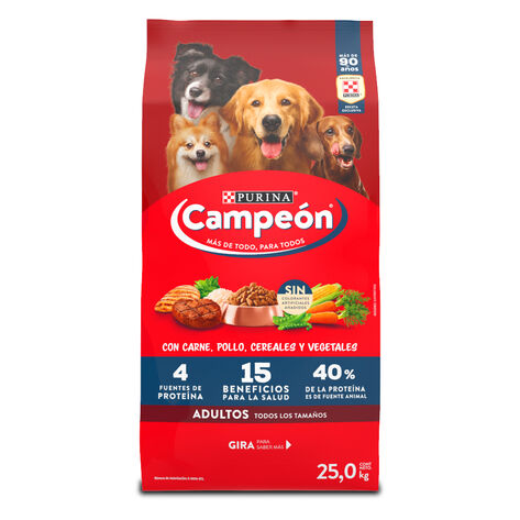 Alimento para Perro Campe&oacute;n 25 Kg