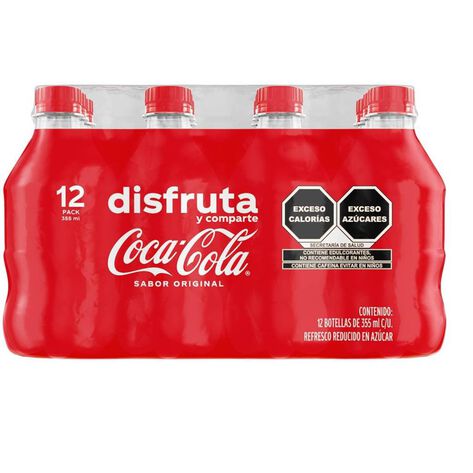 Refresco Coca Cola Original PET 12/355 ml