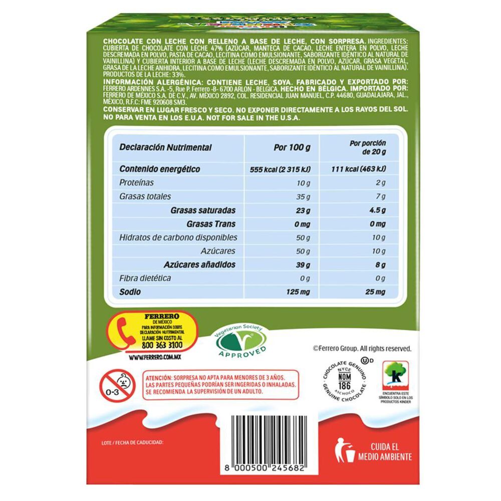 Chocolate Kinder Sorpresa Maxi 100 g image number 1