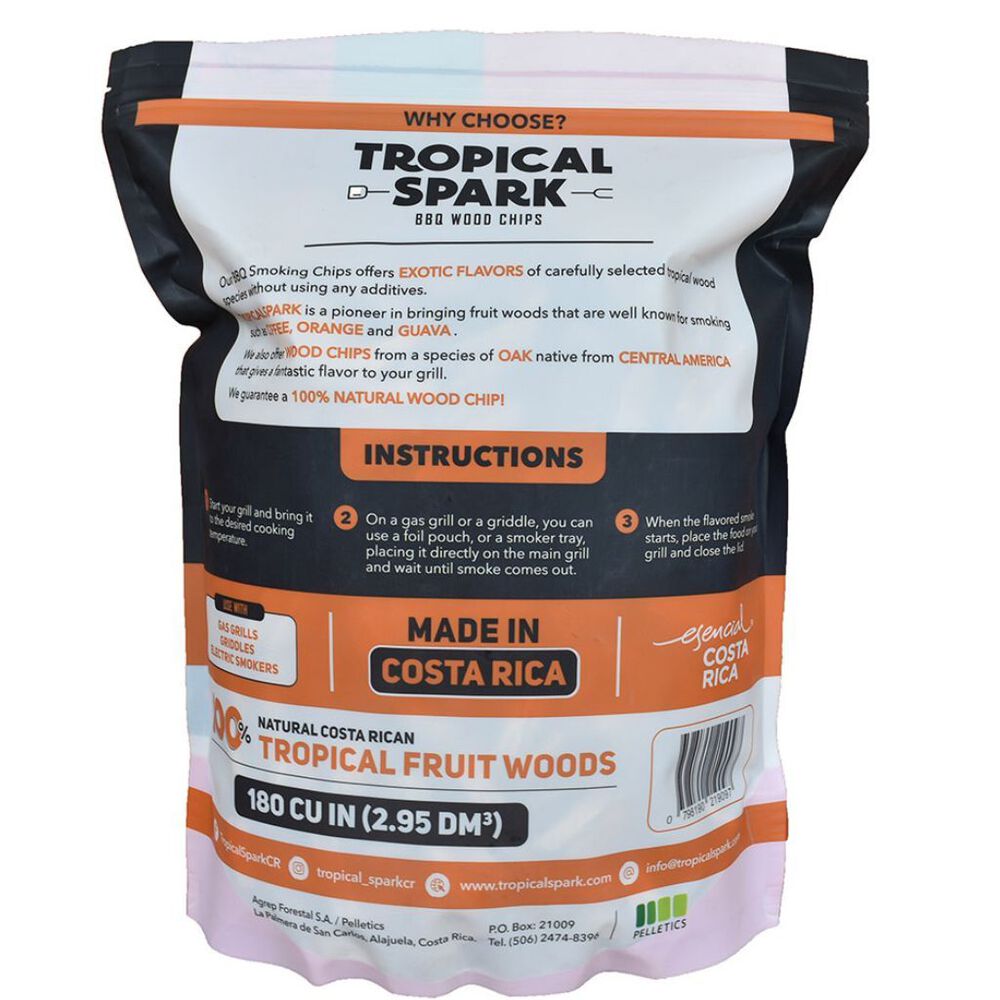 Astillas para ahumar s/naranja 800 grs Tropical Sparks image number 1