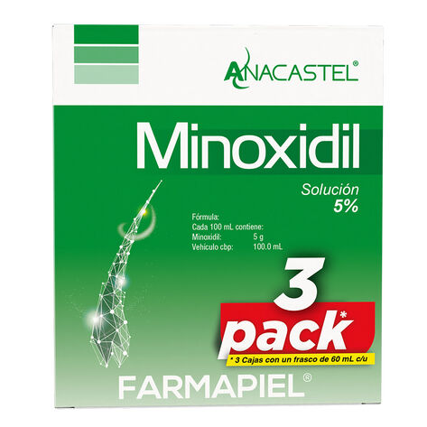 Spray Anacastel Minoxidil 5% Sol 3/60 ml
