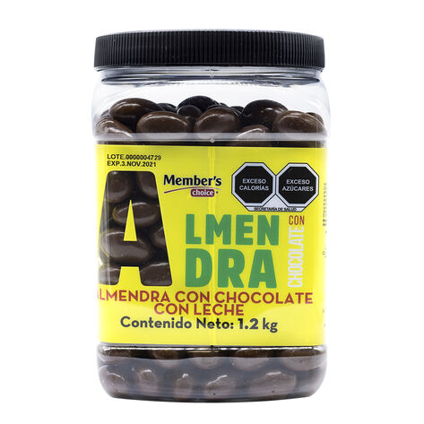Almendra Cubierta de Chocolate Member's Choice 1.2 Kg