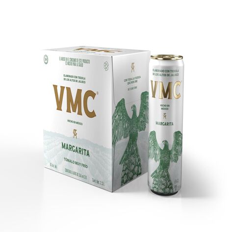 Mezcla de tequila VCM Margarita 355 ml 6 piezas