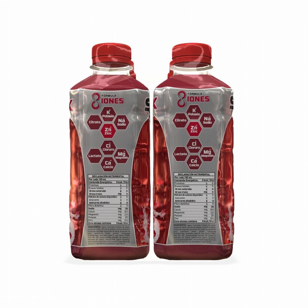 Suero Oral 8 Iones Sabor Frutos Rojos Suerox 6/630 ml image number 1