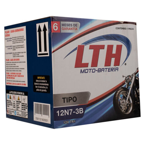 Bater&iacute;a para Moto LTH 12N7-3B