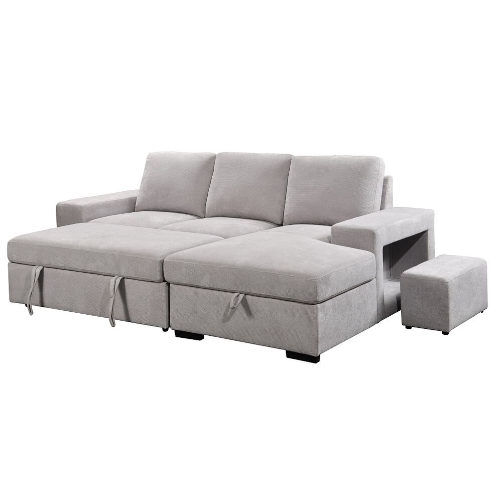 Sala con bajo cama y chaise Lilia image number 4