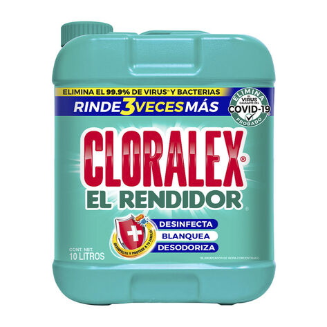 Blanqueador L&iacute;quido Cloralex 10 L