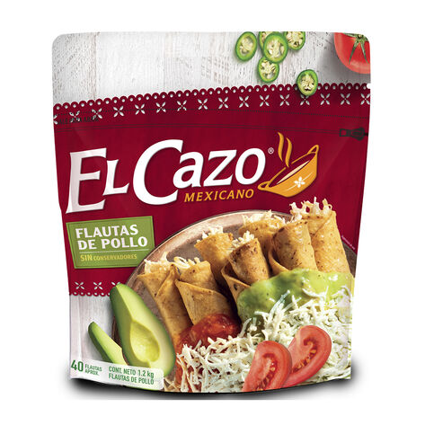 Flautas de Pollo El Cazo 40 Piezas