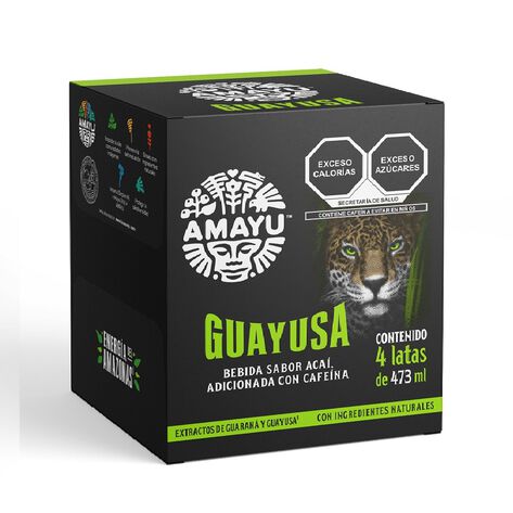 Bebida Energ&eacute;tica sabor Acai Amayu 4/473