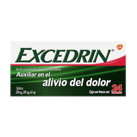 Excedrin Dolor Fuerte 250/250/65Mg 24 Tab