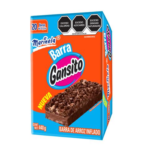 Barra Gansito 20pzas 440g