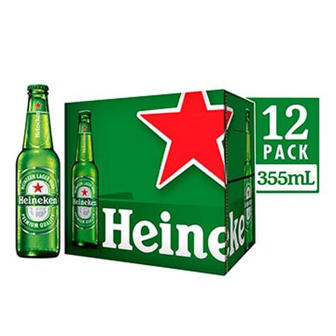 Cerveza Heineken 12/ 355 ml