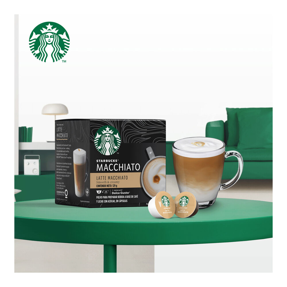 Caf&eacute; en c&aacute;psula Starbucks by Nescaf&eacute; Dolce Gusto Latte Macchiato 12 C&aacute;psulas image number 6