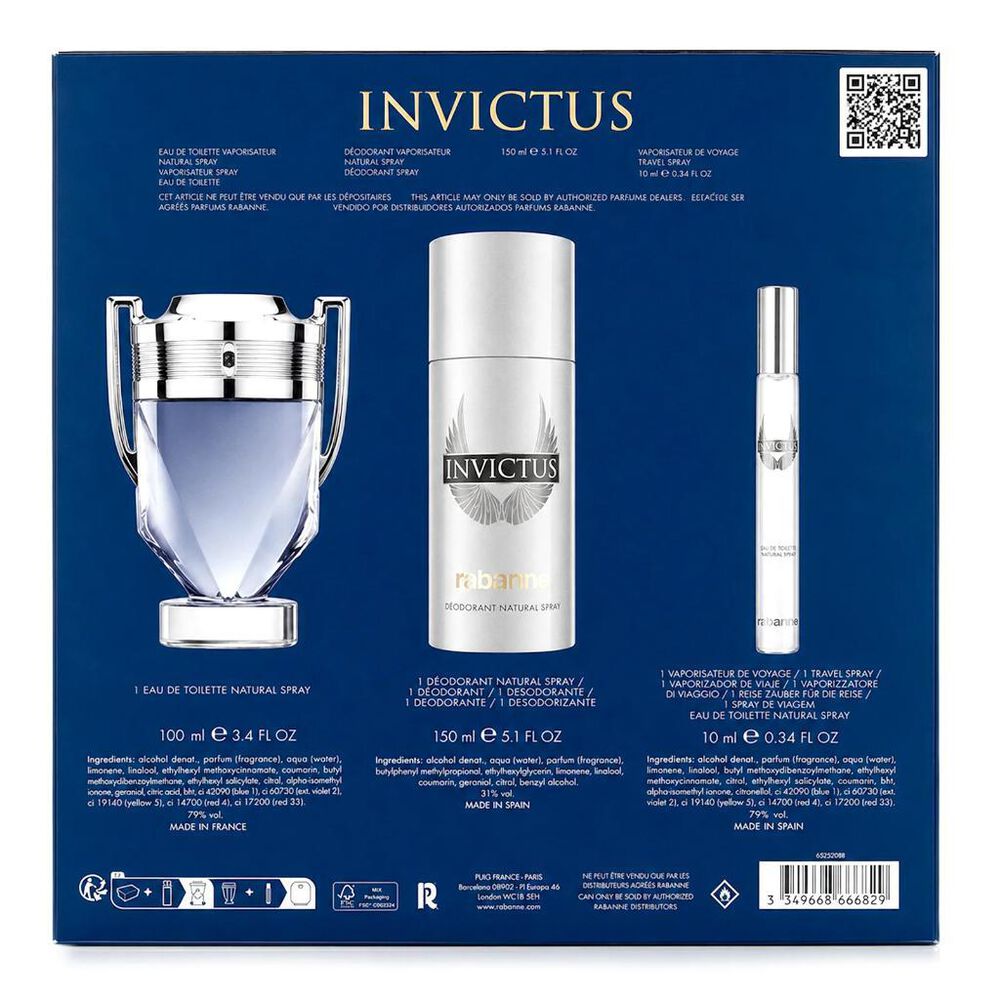 Estuche para Caballero Paco Rabanne Invictus image number 3
