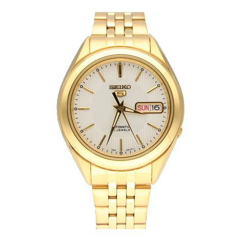 Reloj  Para Caballero Seiko Snkl26K1 Blanco