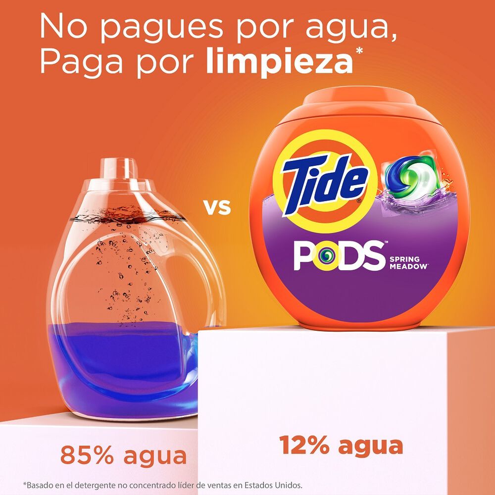 Detergente en C&aacute;psulas Tide Pods 2 kg 81 Piezas image number 2