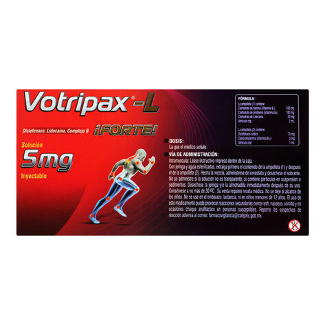 Votripax-L Forte 5 mg Amp 6 Jgas3