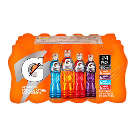 Bebida Rehidratante Surtida Gatorade 24/600 ml