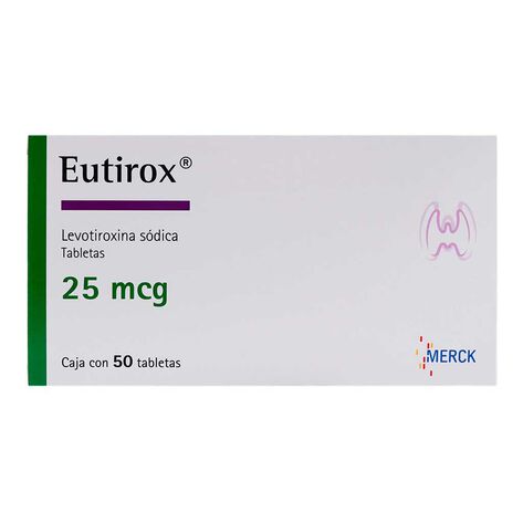 Eutirox 25mcg Tab 50