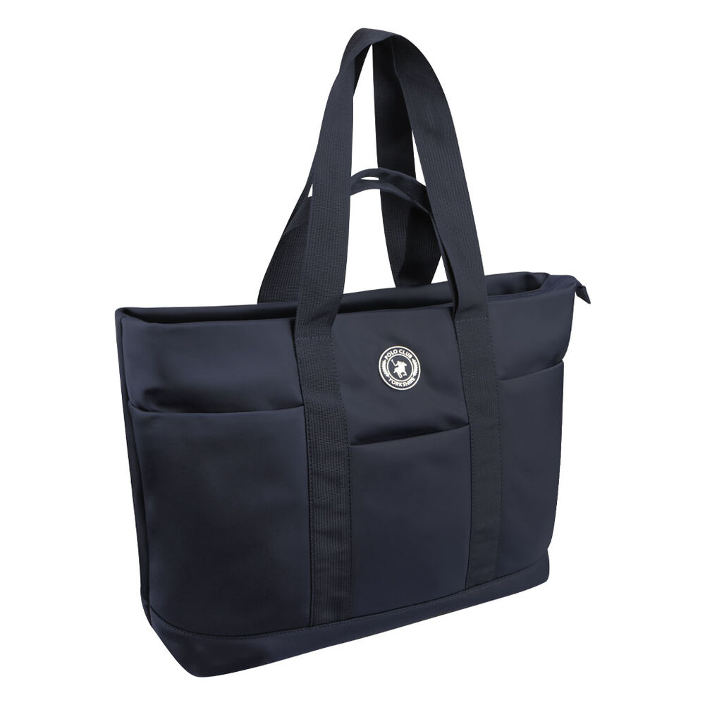 Bolsa Tote dama azul liso Polo image number 3