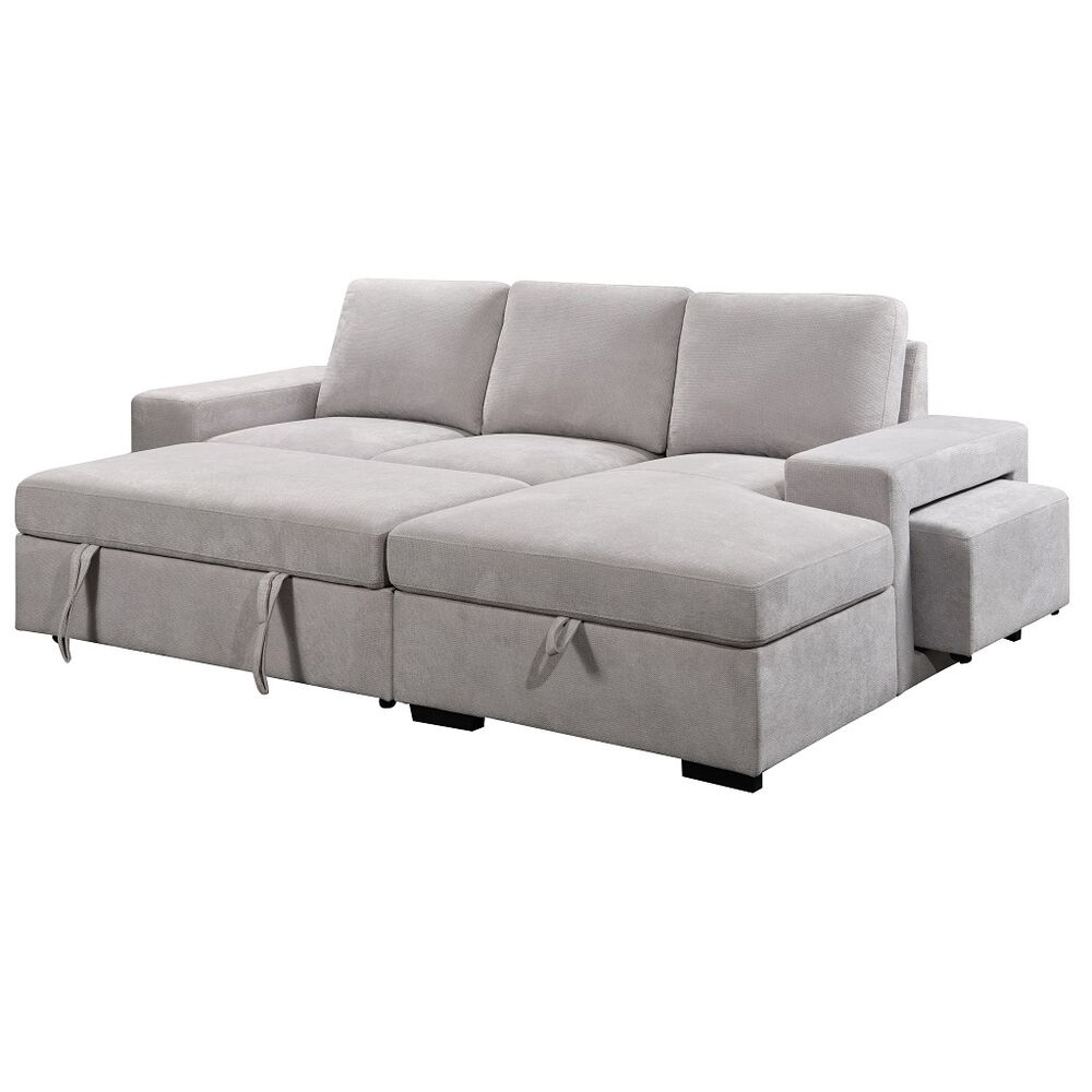 Sala con bajo cama y chaise Lilia image number 3