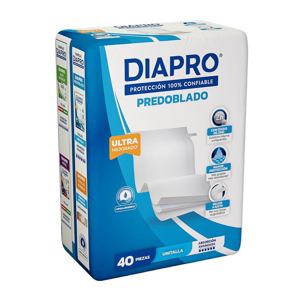 PA&Ntilde;AL PREDOBLADO DIAPRO 40 PZ image number 1