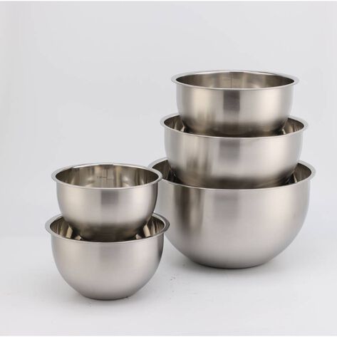 Set 5 Tazones Acero Inoxidable Members Choice