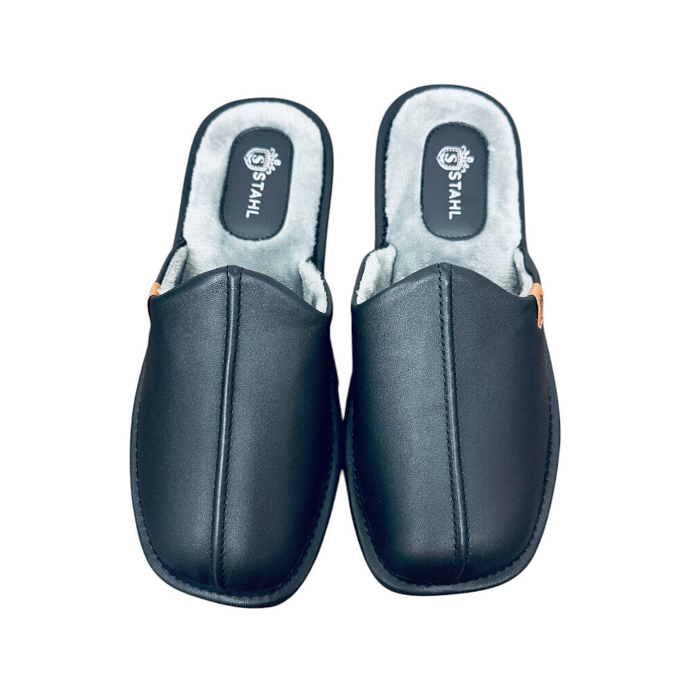 Pantufla Caballero Piel Negro T27 Stahl image number 3