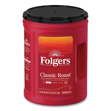 Caf&eacute; Tostado Molido Cl&aacute;sico Folgers 1.14 Kg