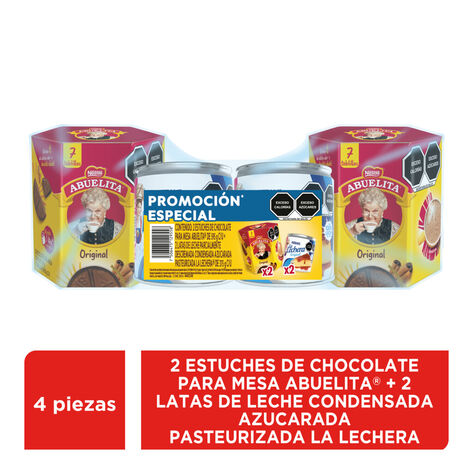 Chocolate Abuelita 750g c/u + Lechera Lata 90 gr