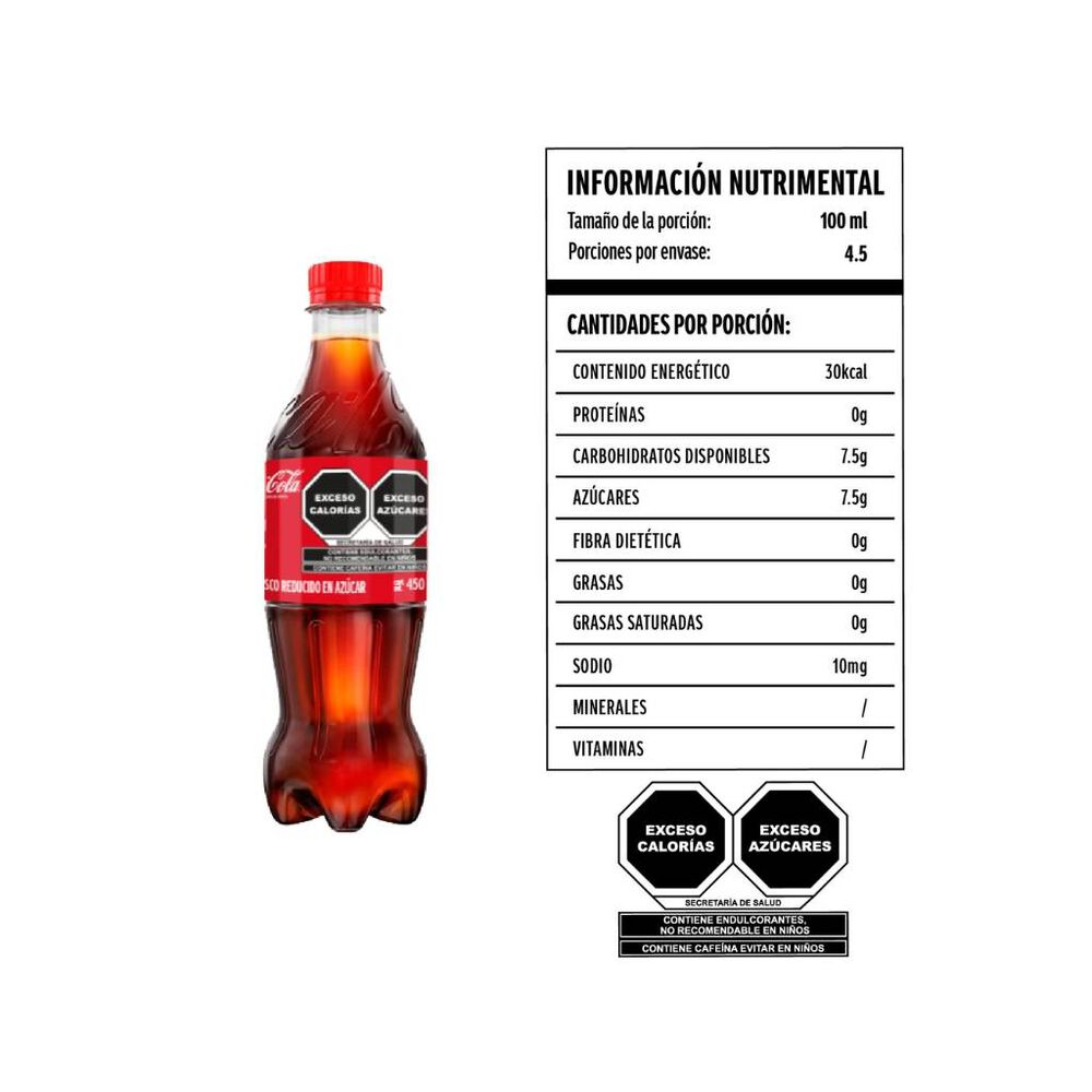 Refresco Coca Cola 450 ml image number 2