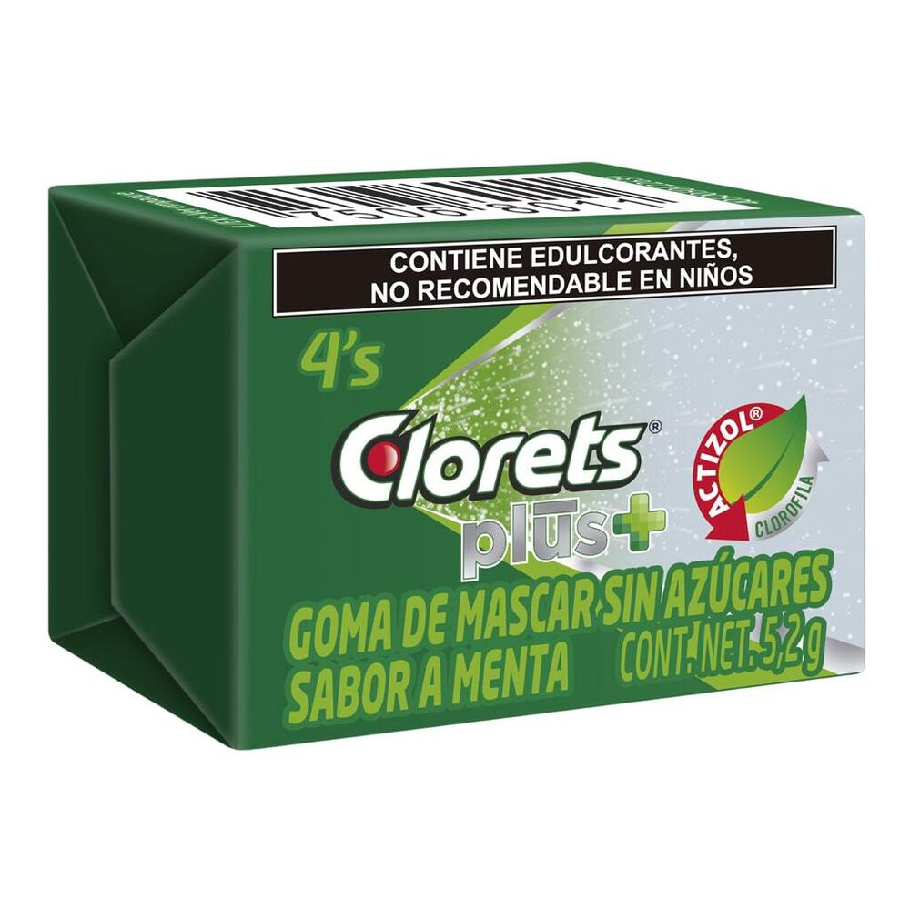 Chicle Plus 4S Clorets 40/5.2 g image number 1