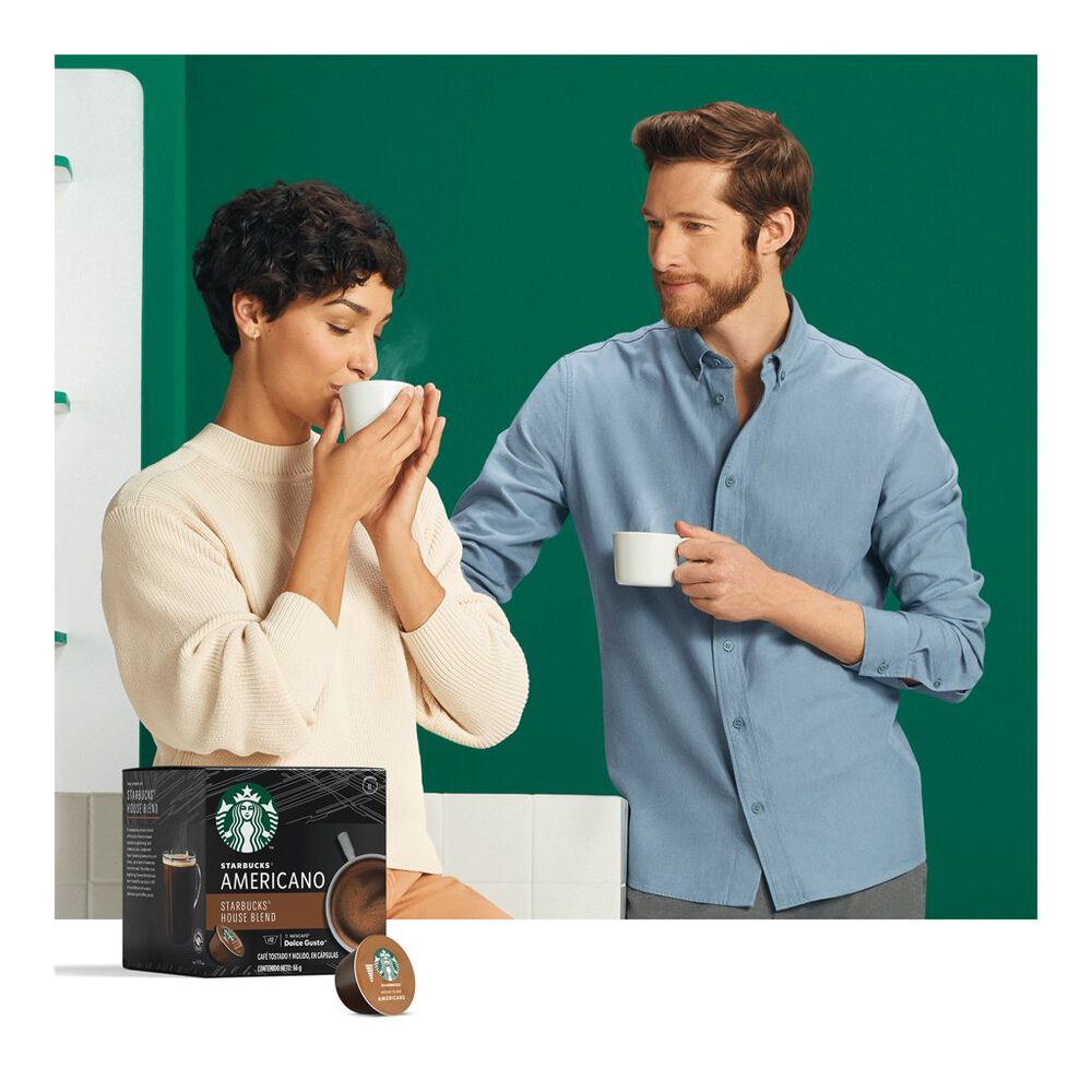 Caf&eacute; Starbucks by Nescaf&eacute; Dolce Gusto House Blend 12 C&aacute;psulas image number 6