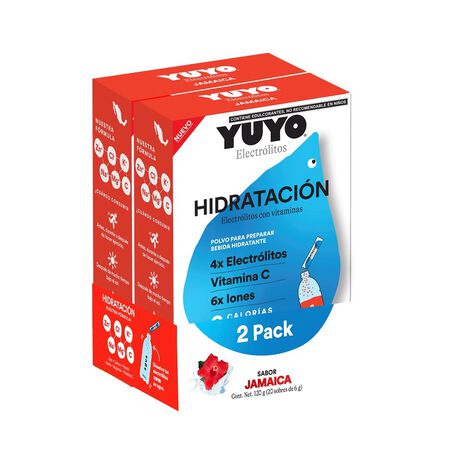 Bebida hidratante YuYo Jamaica 2 Pack