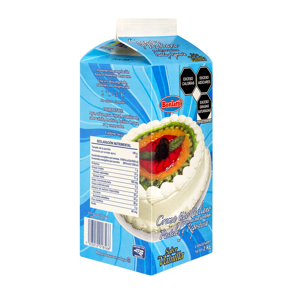 Crema para Batir Bonlatti 2 Kg image number 1