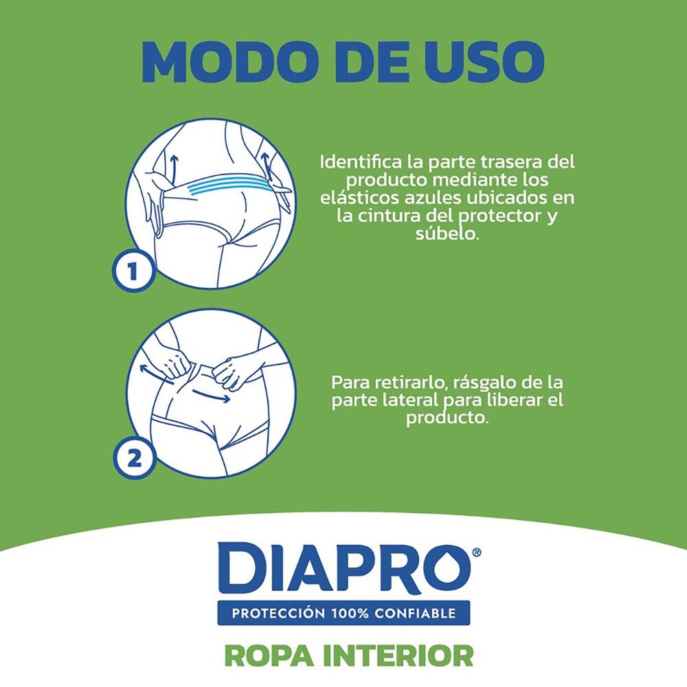 Ropa Interior Diapro Talla Mediana 30+6 Pzas image number 1