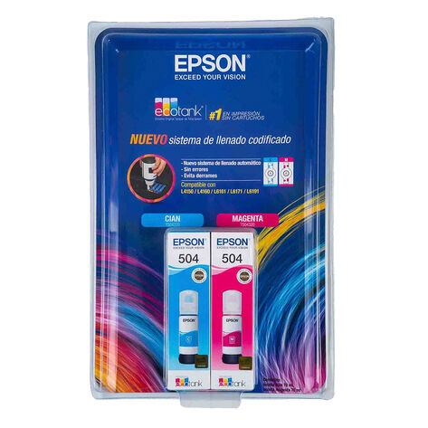 EPSON CARTUCHO 504 CYAN/M