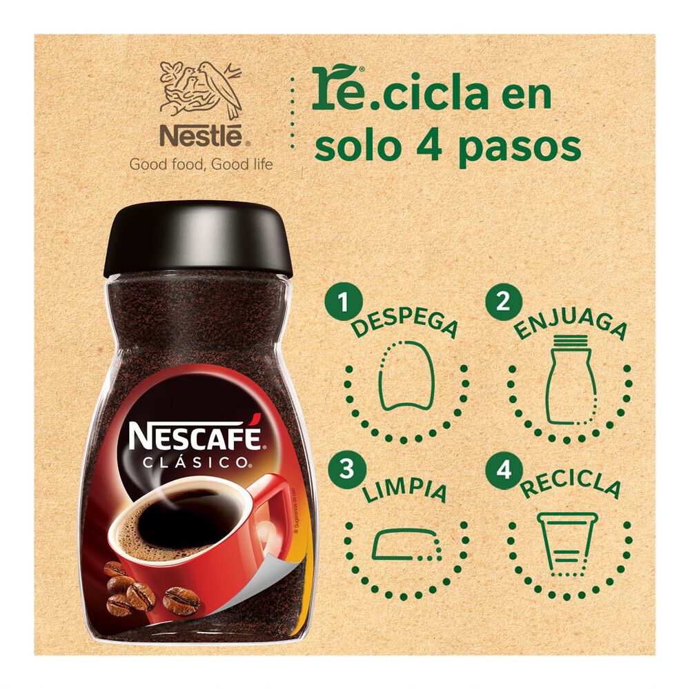 Café Soluble Clasico Nescafé 2 / 350 g image number 3