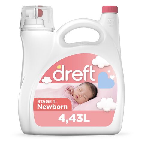 Detergente L&iacute;quido Dreft Newborn 4.43 L