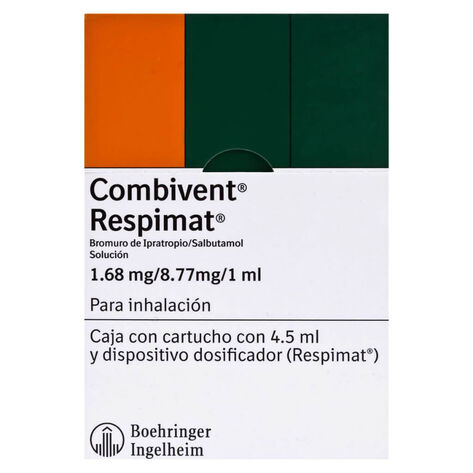 Combivent Respimat 1.68 mg/8.77 mg/1 ml Cartucho con 4.5 ml